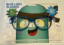 ICU Eyewear Kids Screen Vision Blue Light Filtering Rectangular Glasses Tortoise