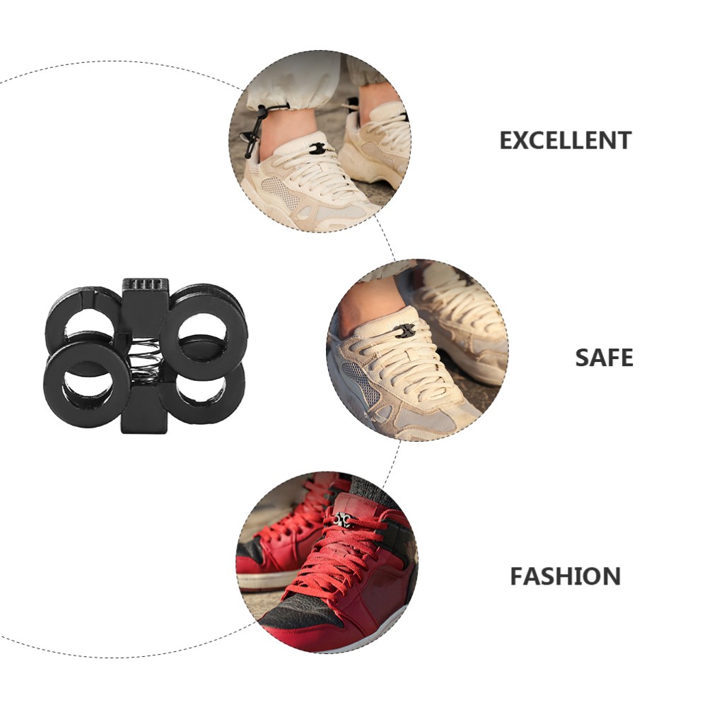 APL 30 Pezzi Chiusure Antiscivolo con Fibbia per Stivali Fibbie Sneakers