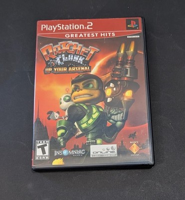 Ratchet & Clank Up Your Arsenal Sony PlayStation 2 PS2 w/Reg Card/MANUAL INV7706