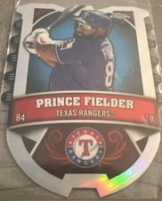2014 Topps Chrome REFRACTOR Prince Fielder Insert #CC-PF Texas Rangers SHARP