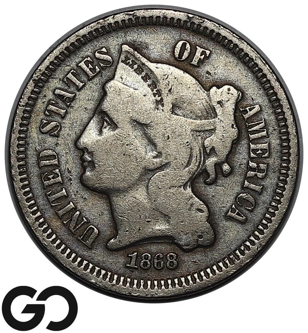 25+ US Three Cent Nickels 1866 for sale | Updated Oct 2026