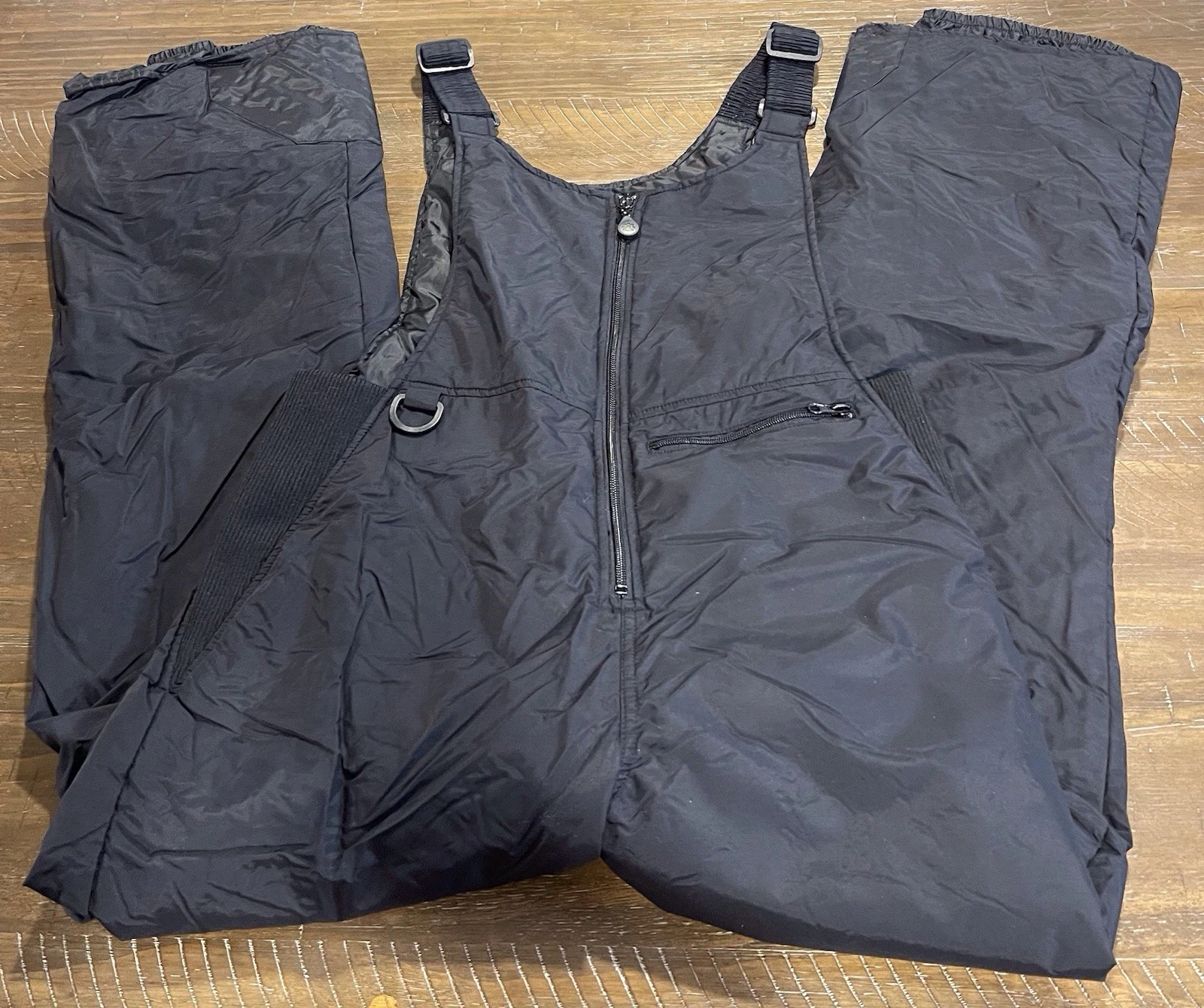 Outdoor Gear Adult Snow Pants Ski Bib Overall Sz L Black Waterproof Jumpsuit