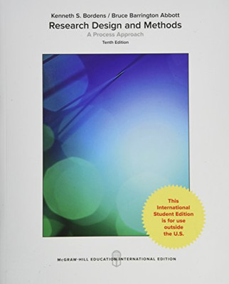 Research Design and Methods: A Process Approach... - Bordens, Kenneth S.