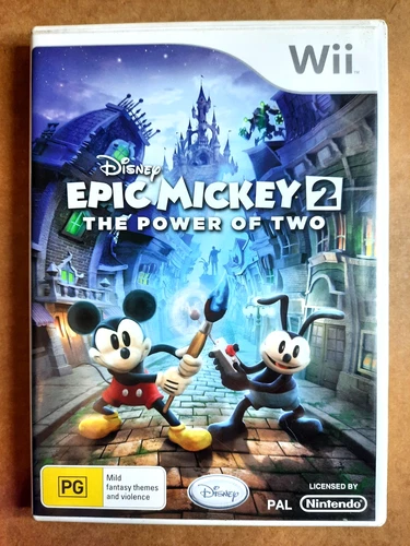 Epic Mickey 2: The Power of Two (Nintendo Wii PAL, 2012) - Includes Manual