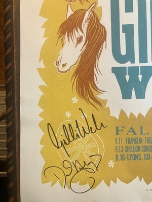 Gillian Welch & David Rawlings Signed Original Concert Poster