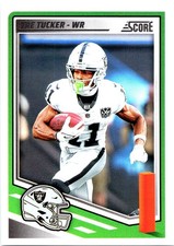 Tre Tucker 2025 Score #242 Las Vegas Raiders