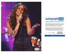 Leona Lewis *Bleeding Love* Signed SPIRIT 8x10 Concert Photo PROOF ACOA A