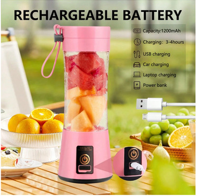Portable Blender Juicer Cup USB Rechargeable Smoothies Mixer Fruit Machine