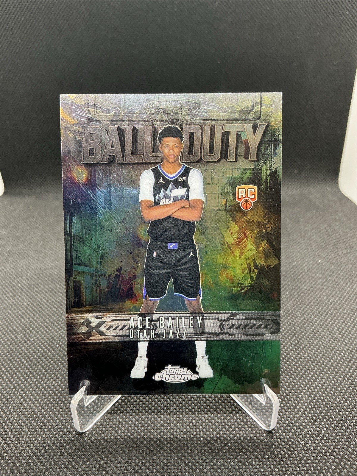 2025-26 Topps Chrome - Ball of Duty Ace Bailey #BD-24 Refractor (RC)