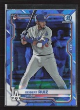 2021 Bowman Chrome Sapphire Edition #70 Keibert Ruiz Los Angeles Dodgers (U)