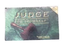 Judge For Yourself Board Game Special Edition Pressman #3635 New Sealed 90s Y2K