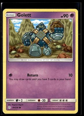 2019 Sun & Moon - Cosmic Eclipse Golett Basic/Common #89