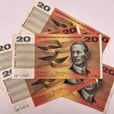 1966 (R401) $20 Twenty Dollar Banknote - Very Fine - Coombs / Wilson Australia