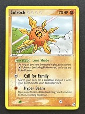 Pokémon Solrock 25/92 EX Legend Maker Rare Card - MP
