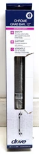 drive Chrome Finish Knurled Steel Wall Grab Bar 12" Brand New In Open Box