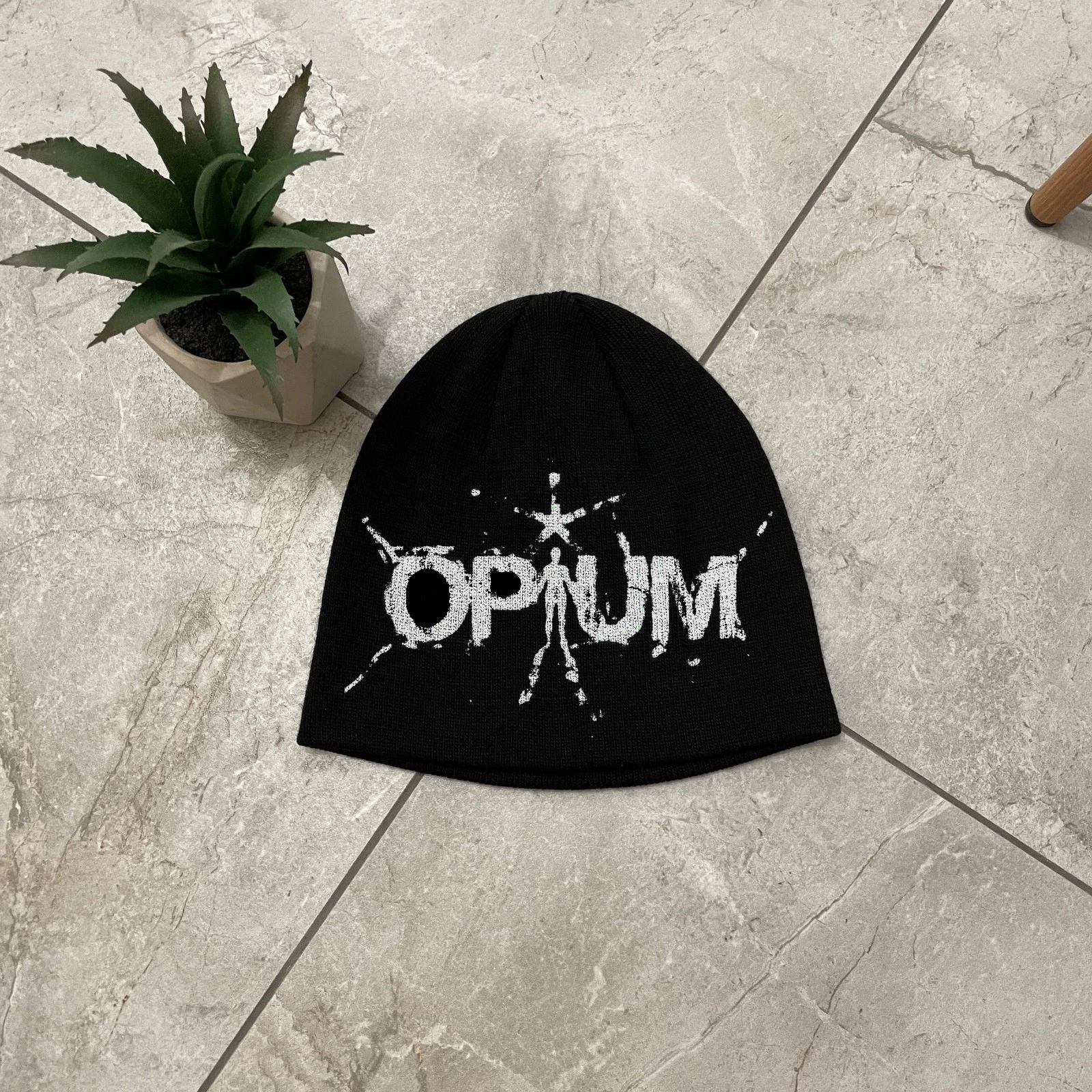 Opium Beanie Hat Y2K Goth Punk Alt Streetwear Underground Skullcap
Opens in a new window or tab