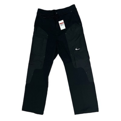Nike x OFF-WHITE Utility Wide Leg PANTS Black Size Large CU2500-010
