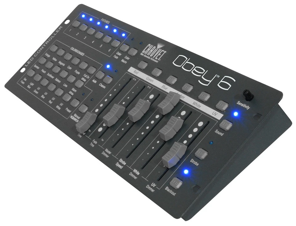 Chauvet DJ Obey 6 DMX Lighting Controller For Church Stage Design Performance - Image 2 of 4