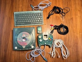 Sega Dreamcast DC HELLO KITTY BLUE Console System Video Game Consoles Used VG