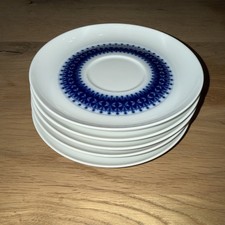 Thomas Germany Untertasse Serie Rotunda mit Kobaltrand Top Zustand 5 Stück