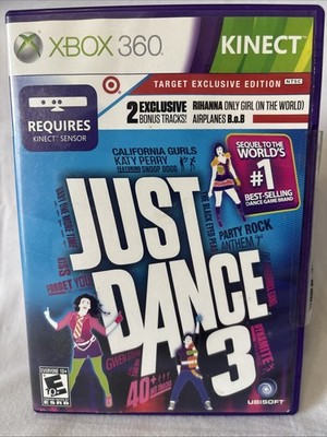 Just Dance 3 (Microsoft Xbox 360 Kinect) Complete In Box