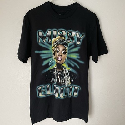 Missy Elliott Shirt Mens Medium Black Out Of This World Tour 2024 Graphic Tee