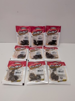 Lot Of 9 Packs Berkley Gulp! 1  Crickets  (6) Brown Cricket And (3) Breen