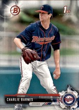 2017 Bowman Draft #BD76 Charlie Barnes - BB
