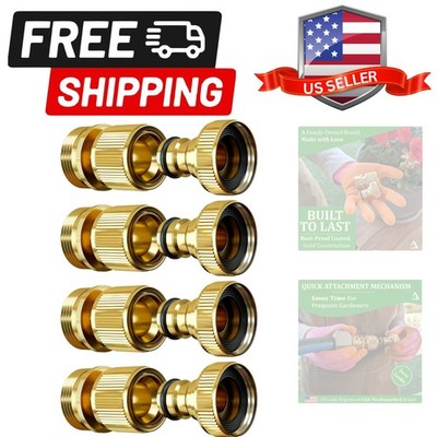 Heavy Duty Water Hose Quick Connect Fittings  Brass for Superior Durability, ...