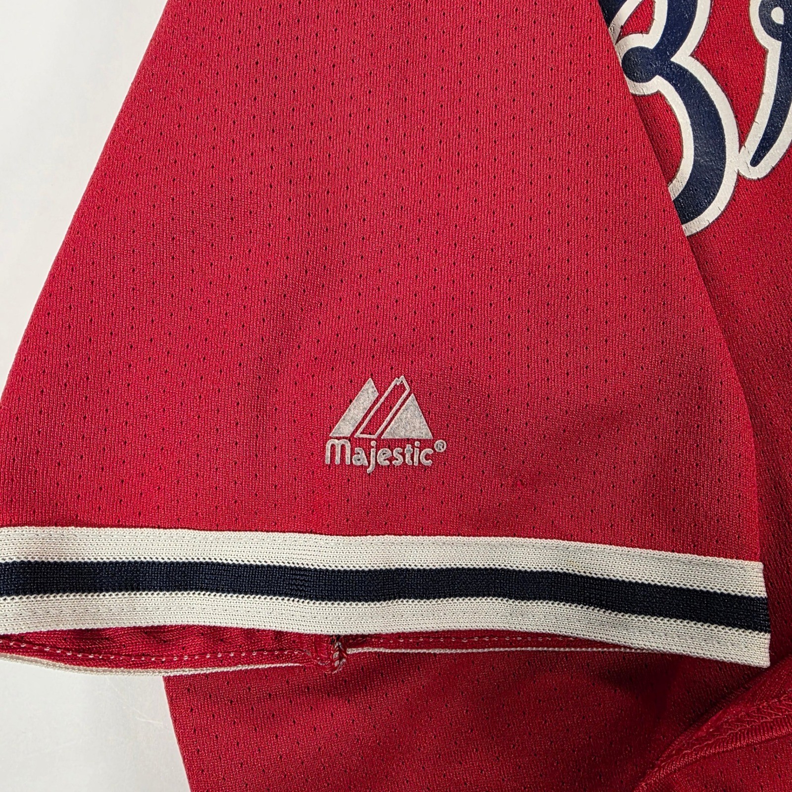 VTG Atlanta Braves Andruw Jones #25 mens XXL alternate replica Majestic jersey