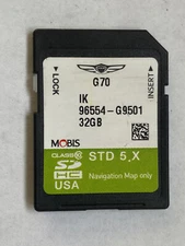 2019 2020 GENESIS G70 NAVIGATION NAVI MAP SD CARD STD 5.X 96554-G9501 OEM🟠