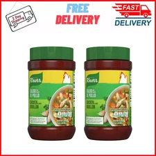 (2 Pack) Knorr Shelf-Stable Granulated Chicken Flavor Bouillon, 32 oz Jar