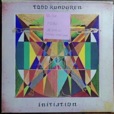 Todd Rundgren Initiation Vinyl Schallplatte sehr guter Zustand/G+ K55504 1975