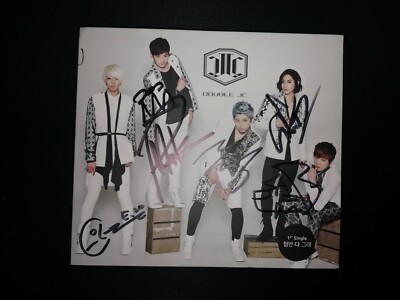 JJCC At First Signed Debut Digital Single Album / Kpop K-Pop CD Autogramm