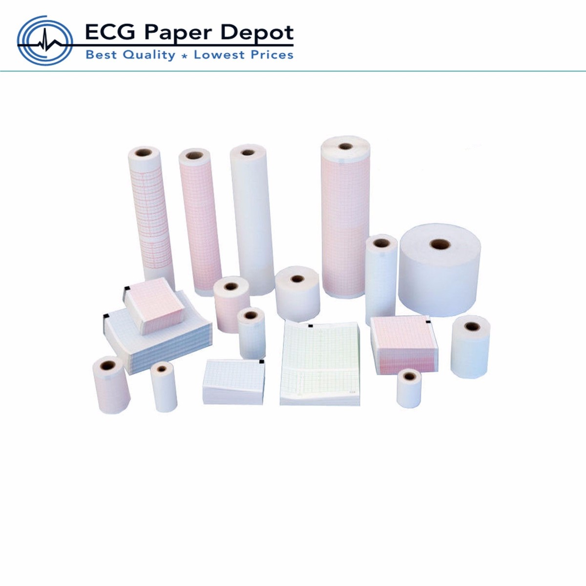 Mortara 716-0237-00 Assurance - Papel De Grabación De 50 ECG Para Modelo Burdick