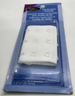 SOFT COMFORT BRA BACK EXTENDERS 3 HOOK 2 1/4''  ADDS 1'' TO 3'' TO BRA BACK!