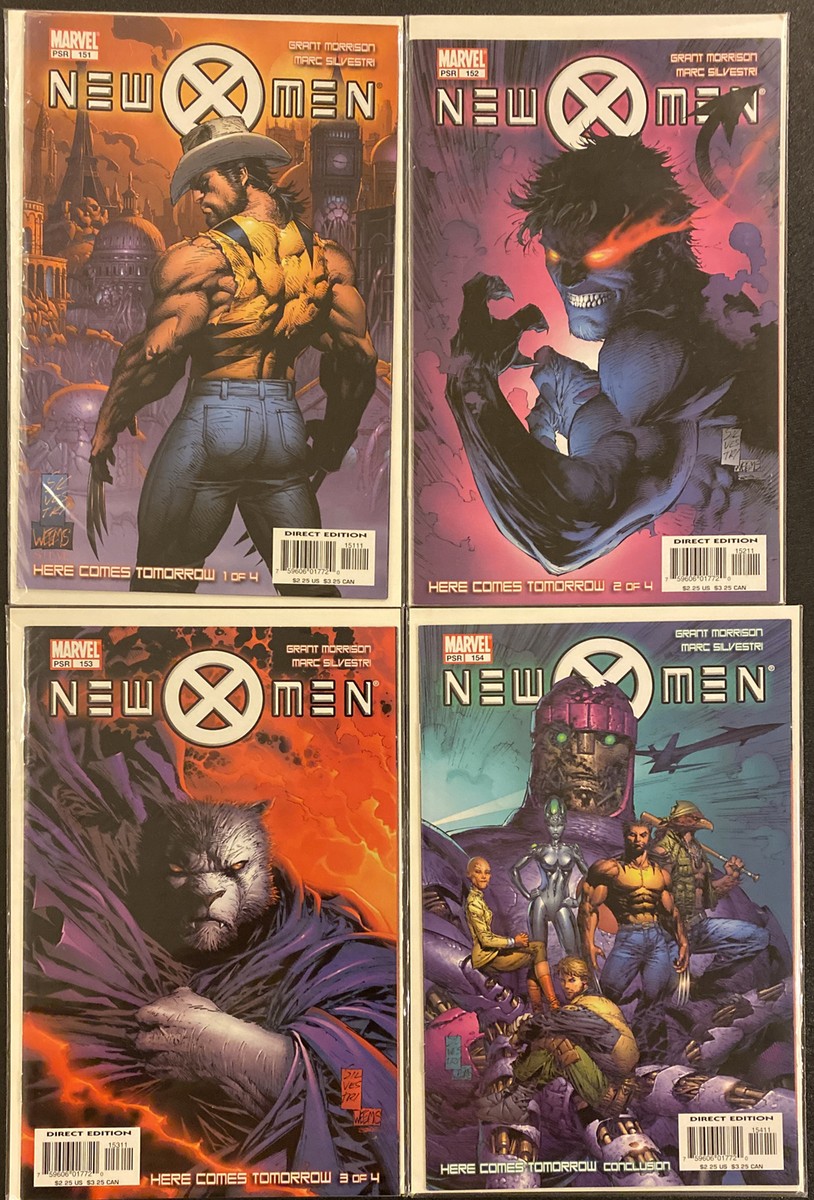 NEW X-MEN #151-154 HERE COMES TOMORROW MARVEL COMIC BOOK MORRISON