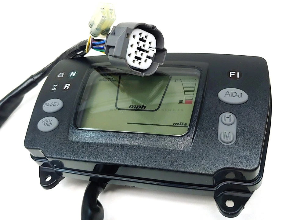 Combinación Medidor Tablero 06-14 Rincon TRX680FA Genuino Honda Velocímetro LCD #G216 Foto 4 de 4