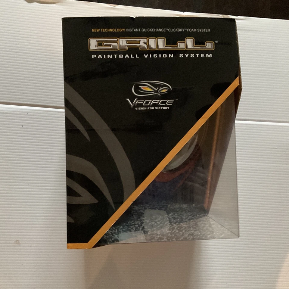 NEW V-Force Grill Paintball Mask PVS  Red on Blue - Image 2 of 4