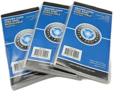 (300-Count) CSP Graded Card Sleeves - PSA Size - Resealable - 2 mil Poly Bags