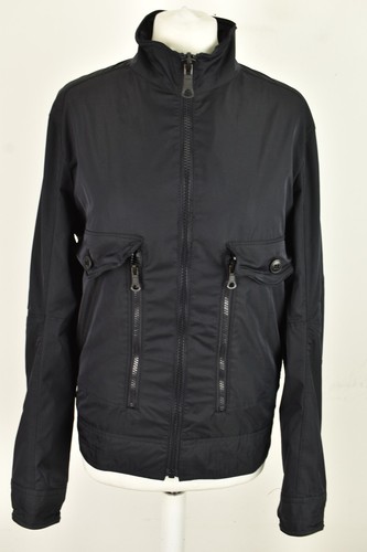 ZARA MAN Basic Black Windcheater Jacket size Eur M Mens Full Zip Outdoors