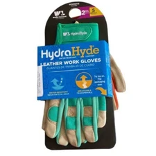 Wells Lamont 2-pack Women's HydraHyde Leather Work Gloves  Size Medium New!