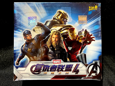 Marvel Kayou Official Avengers CCG TCG 30 Packs Booster Box End Game Hero  Battle | eBay