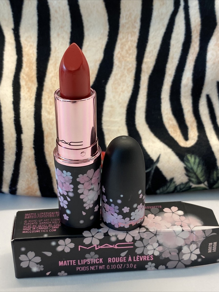 MAC - Moody Bloom - Matte Lipstick Black Cherry Boom Bloom New in 