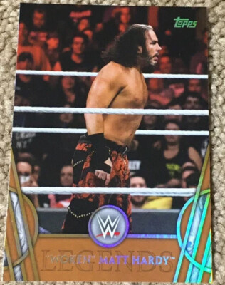 2018 Topps Legends WWE WOKEN MATT HARDY PARALLEL SHORT PRINT