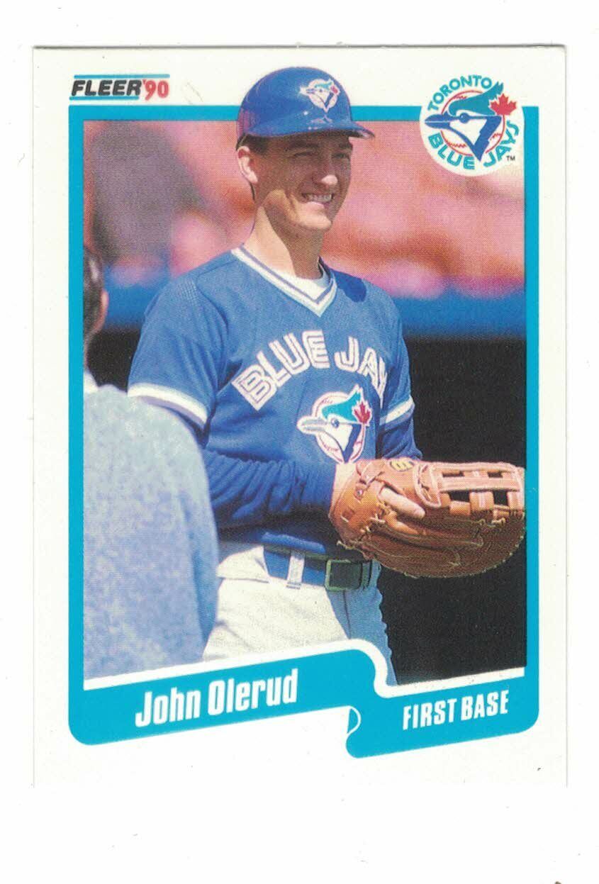 John Olerud 1990 Fleer Update #U-128 Toronto Blue Jays RC Rookie baseball  card