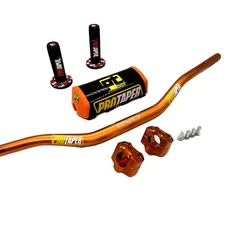 Original "Evo" PRO TAPER Handlebar Fat Bar DIRT BIKE 1 1/8'' ATV Quad GRIPS Pads