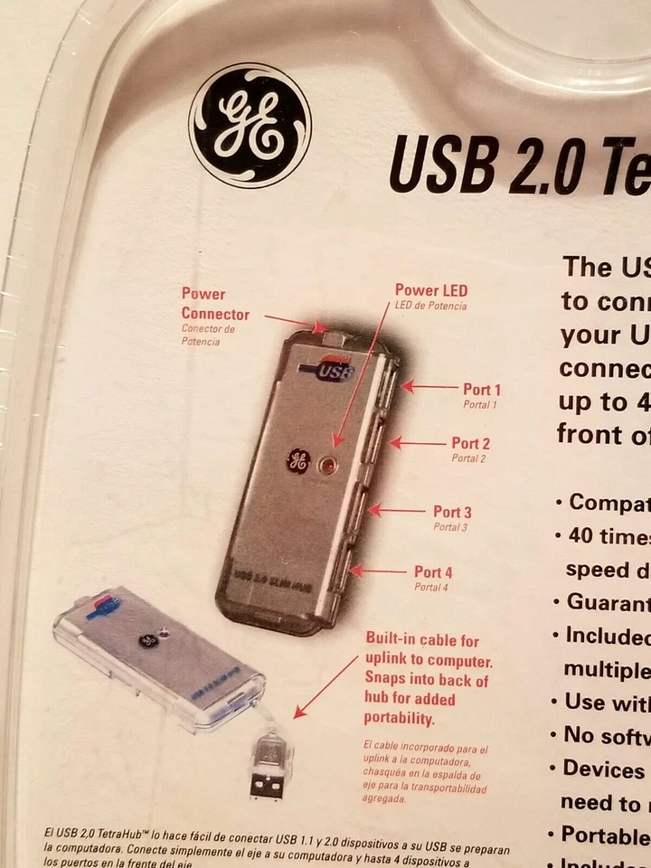 GE HO97878 4-PORT USB 2.0 Hub - Image 3 of 3