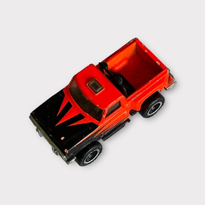 Ford F150 4X4 Flareside Pickup Truck Orange Black 1982 Matchbox