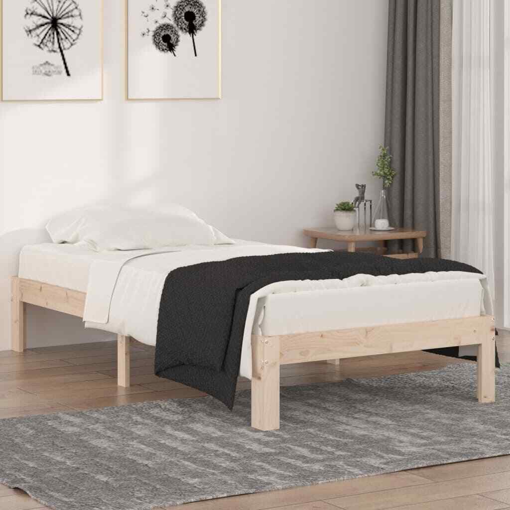 Bed Frame without Mattress 90x190 cm Single
